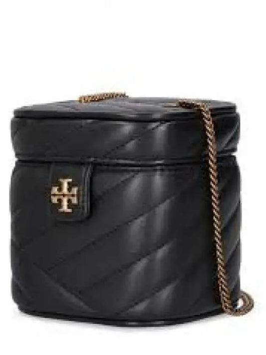 Kira Chevron Mini Vanity Cross Bag Black - TORY BURCH - BALAAN 2