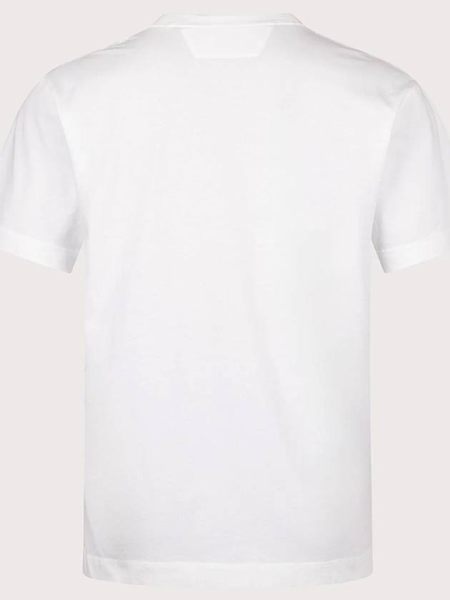 Logo Short Sleeve T-Shirt White - CP COMPANY - BALAAN 3