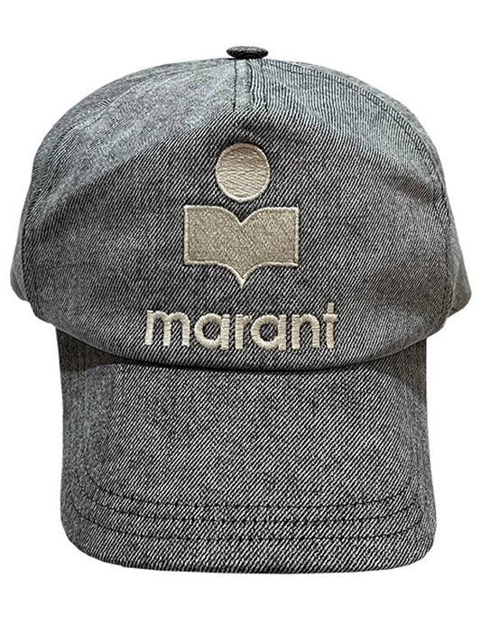 Tyrone Logo Ball Cap Gray - ISABEL MARANT - BALAAN 2