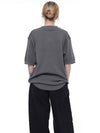 Women s LBRHK CH Linen Basic Round Half Knit Charcoal - CHANCE'S NOI - BALAAN 2