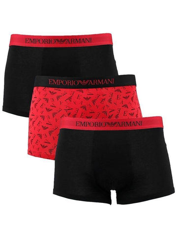 Logo Band Cotton Briefs 3 Pack Set - EMPORIO ARMANI - BALAAN 1