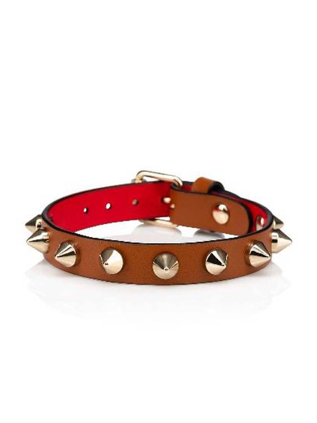 Loubilink Spike Bracelet Brown - CHRISTIAN LOUBOUTIN - BALAAN 2