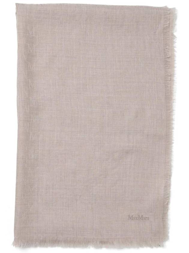 Magico Frayed Edge Scarf Beige - MAX MARA - BALAAN 2