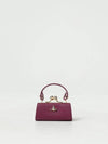 ORB Charm Leather Shoulder Bag Violet - VIVIENNE WESTWOOD - BALAAN 1