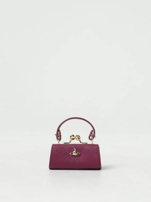 ORB Charm Leather Shoulder Bag Violet - VIVIENNE WESTWOOD - BALAAN 1