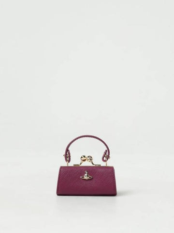 ORB Charm Leather Shoulder Bag Violet - VIVIENNE WESTWOOD - BALAAN 1