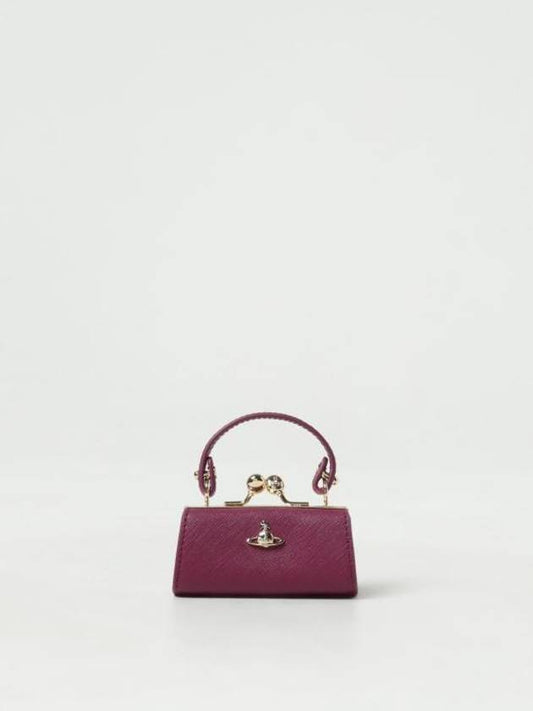 ORB Charm Leather Shoulder Bag Violet - VIVIENNE WESTWOOD - BALAAN 1