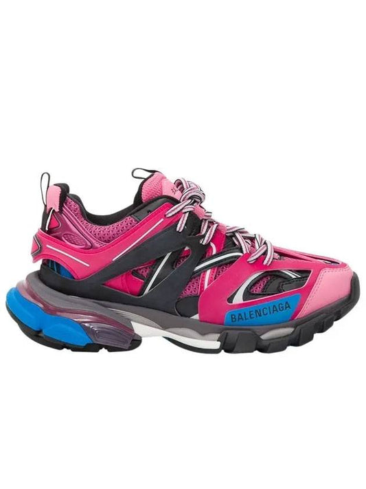track low top sneakers pink blue - BALENCIAGA - BALAAN.