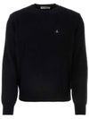 Alex Round Neck Knit Top Black - VIVIENNE WESTWOOD - BALAAN 3