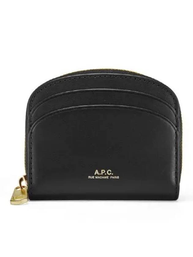 Half Moon Card Coin Wallet Black - A.P.C. - BALAAN 3