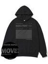 Social Stance Gray Overfit Hoodie Black - MONSTER REPUBLIC - BALAAN 3