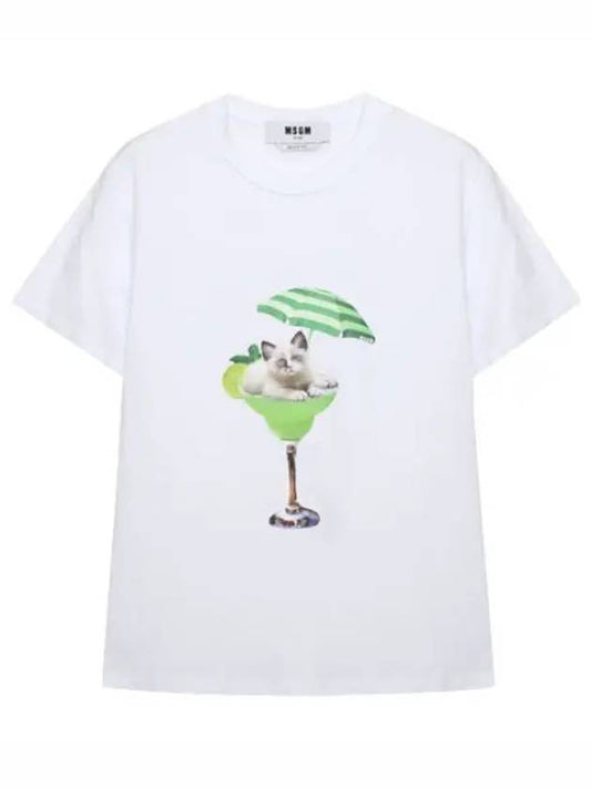 Stampa Cocktail T Shirt Men s Short Sleeve Tee - MSGM - BALAAN 1