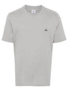 30/1 Jersey Logo Short Sleeve T-Shirt Grey - CP COMPANY - BALAAN 2