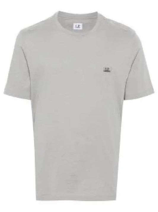 30/1 Jersey Logo Short Sleeve T-Shirt Grey - CP COMPANY - BALAAN 2