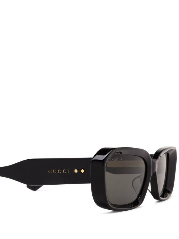 Eyewear Horn Frame Sunglasses Black - GUCCI - BALAAN 4