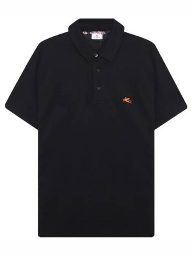 Short sleeve T-shirt Pegaso logo embroidery polo - ETRO - BALAAN 1