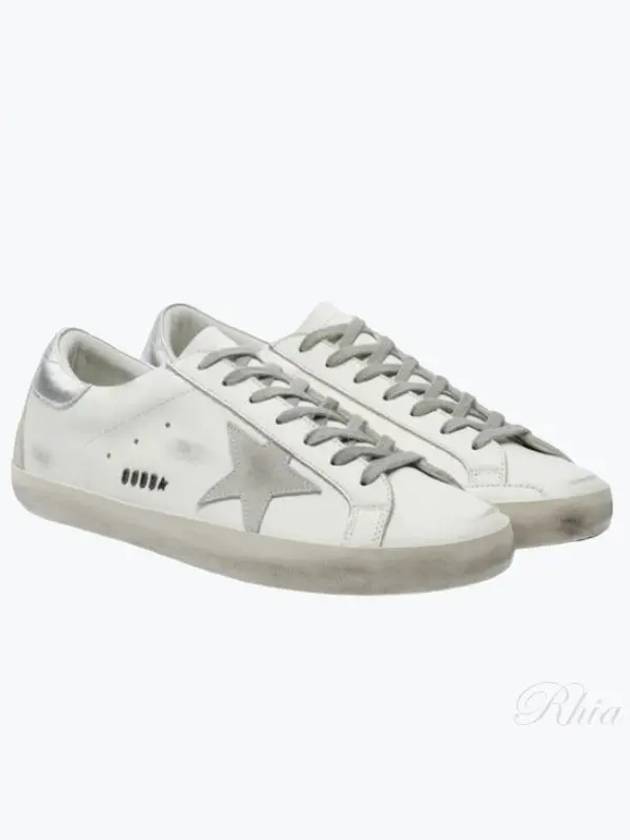 Superstar Silver Heel Tab Sneakers White - GOLDEN GOOSE - BALAAN 2