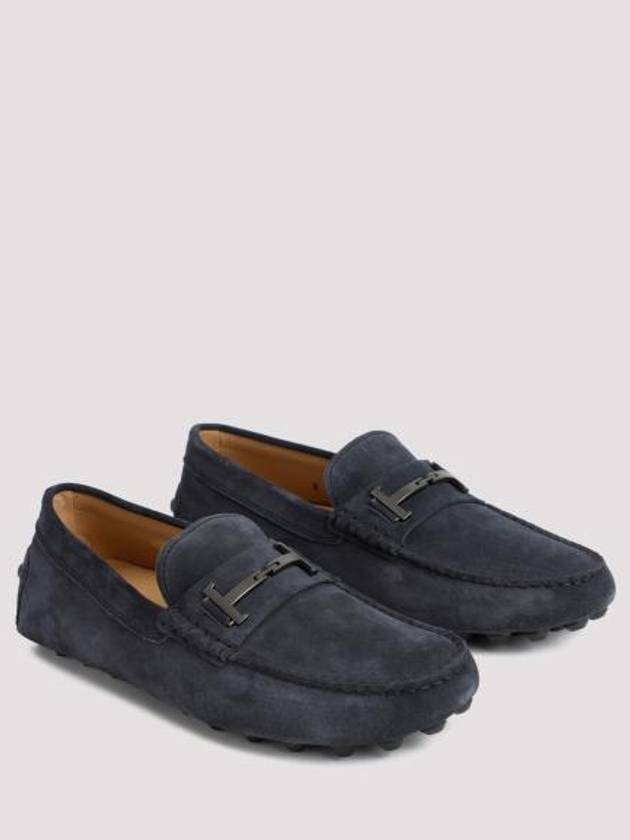 Gomino Double T Suede Driving Shoes Navy - TOD'S - BALAAN 6