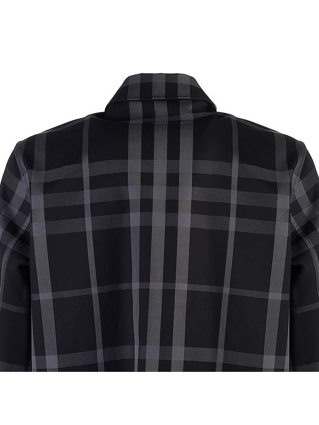 Check Reversible Harrington Jacket Mid Grey - BURBERRY - BALAAN 9