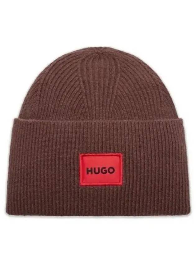 Logo Beanie Brown - HUGO BOSS - BALAAN 2