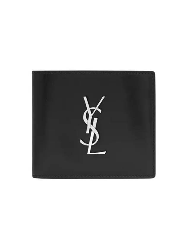 East/West Wallet In Smooth Leather Black - SAINT LAURENT - BALAAN 2