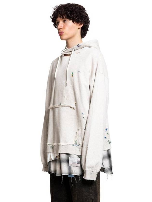 Triple Layered Hoodie White - MAISON MIHARA YASUHIRO - BALAAN 3