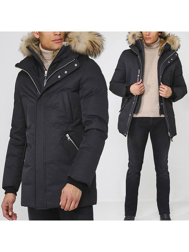 Edward Natural Fur Hooded Down Parka Black - MACKAGE - BALAAN 2