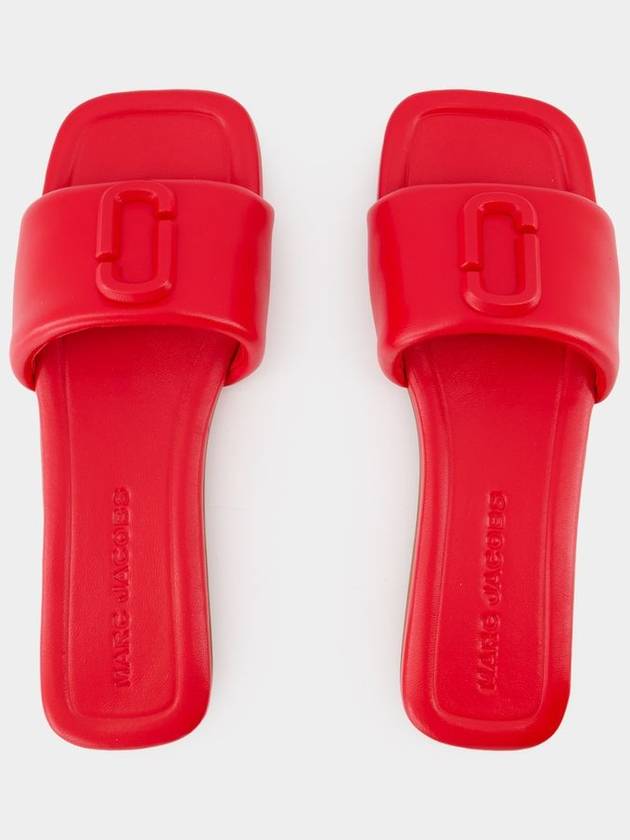 The J Marc Sandals - Marc Jacobs - Leather - Red - MARC JACOBS - BALAAN 4