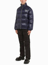 Re-Nylon Padded Down Jacket Blue - PRADA - BALAAN 3