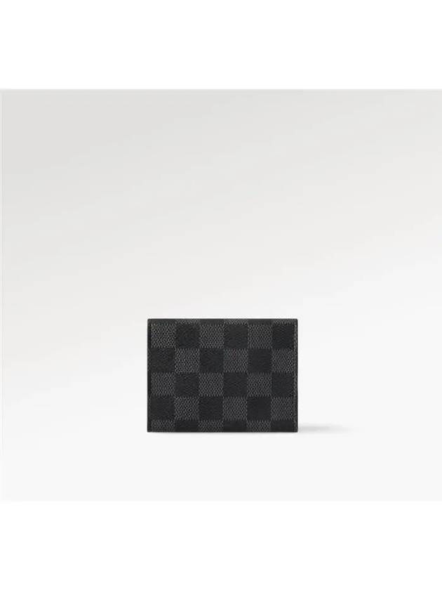 Damier Graphite Envelope Business Card Wallet Black - LOUIS VUITTON - BALAAN 6