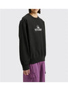 Crown Logo Print Black Heavy Cotton Sweatshirt Sweatshirt - STUSSY - BALAAN 4