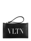 Logo Zipper Card Wallet Black - VALENTINO - BALAAN 2