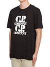 30/1 Jersey Graphic Short Sleeve T-Shirt Black - CP COMPANY - BALAAN 4