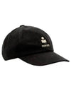 Tomas Embroidered Logo Ball Cap Black - ISABEL MARANT - BALAAN 2