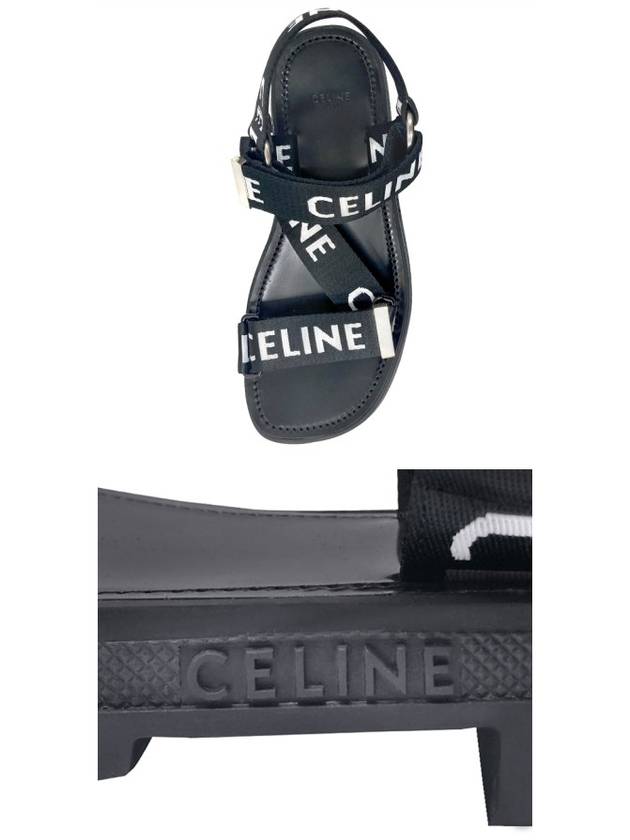 Leo Strappy Sandals Black - CELINE - BALAAN 6