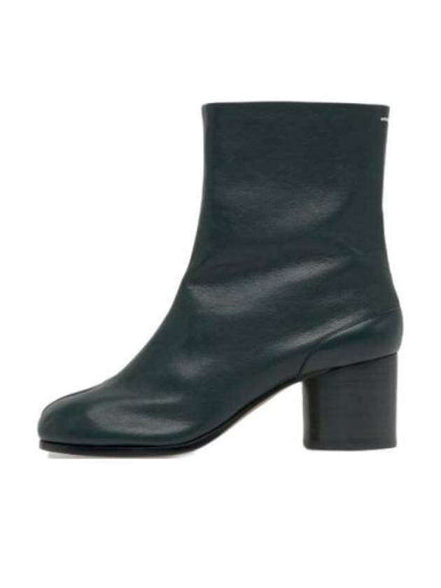 Leather Tabi Ankle Middle Boots Green - MAISON MARGIELA - BALAAN 2