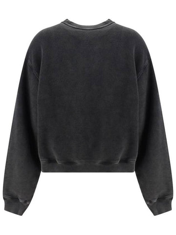 Alexander Wang Grey Cotton Sweatshirt - ALEXANDER WANG - BALAAN 1