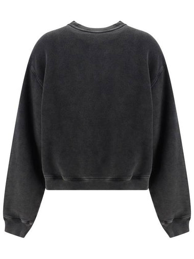 Alexander Wang Grey Cotton Sweatshirt - ALEXANDER WANG - BALAAN 1