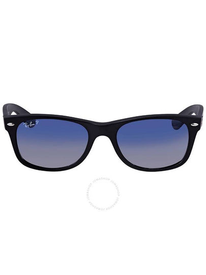 Ray Ban New Wayfarer Classic Polarized Blue/Grey Gradient Unisex Sunglasses RB2132 601S78 52 - RAY-BAN - BALAAN 2