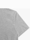 Men's Medium Weight Jersey Tipped Pocket Crewneck Short Sleeve T-Shirt Light Grey - THOM BROWNE - BALAAN 4