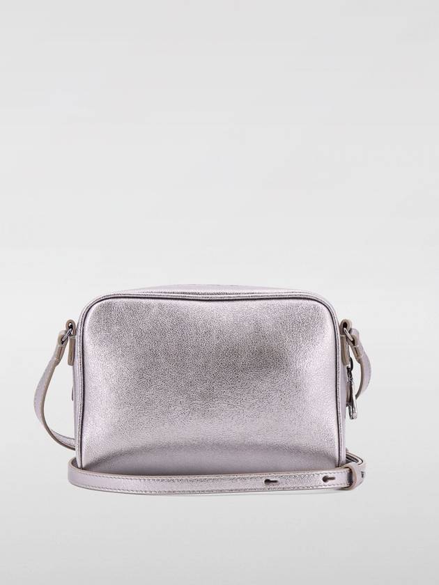 Boston Lame Calfskin Cross Bag Silver - BRUNELLO CUCINELLI - BALAAN 3