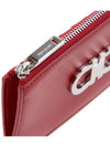 Women's Gancini Card Holder 22 0629 FLAME RED 0770867 - SALVATORE FERRAGAMO - BALAAN 7