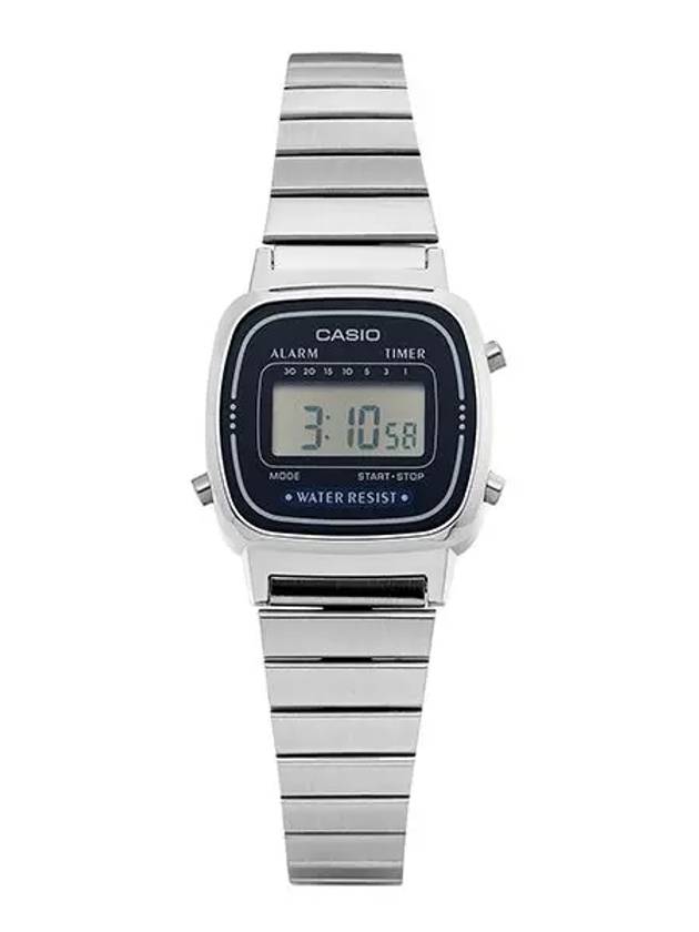 LA670WA 2DF 2 Digital Square Vintage Retro Women s Metal Watch - CASIO - BALAAN 3