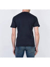 Logo Patch Short Sleeves T-Shirt Navy - STONE ISLAND - BALAAN 6