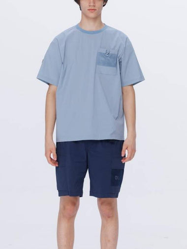 Grizzy Pocket Short Sleeve T-Shirt Grey - DUVETICA - BALAAN 1