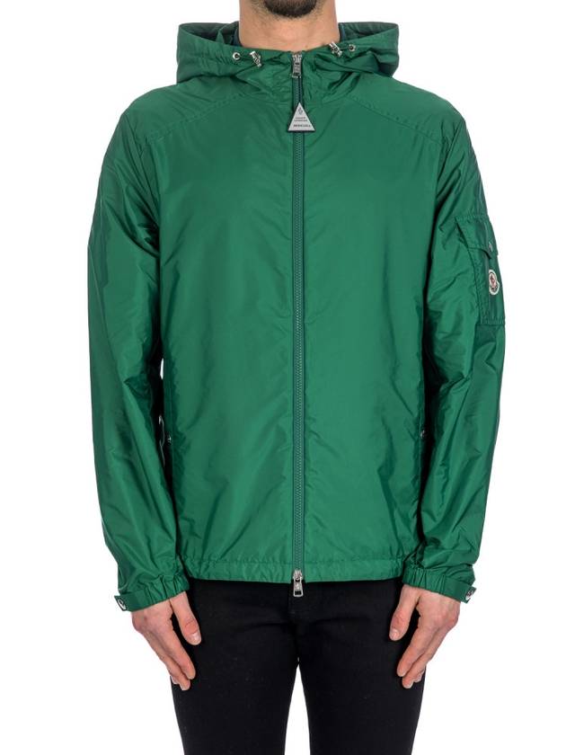 Etiache Rain Hooded Zip Up Emerald Green - MONCLER - BALAAN 2