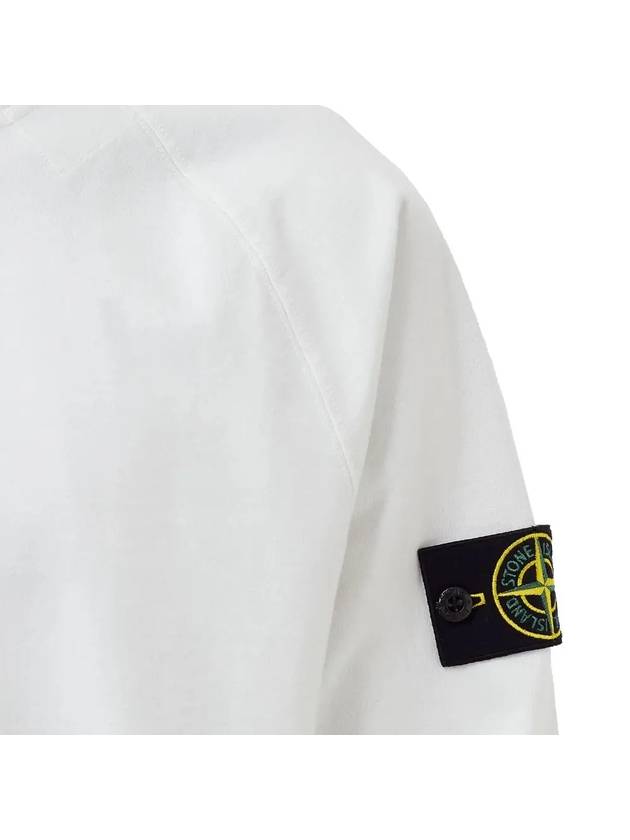 Waffen Patch Crewneck Sweatshirt Ice - STONE ISLAND - BALAAN 4