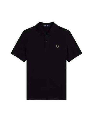 logo short sleeve PK shirt black - FRED PERRY - BALAAN 1