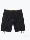 Nylon Tactel Cargo Bermuda Shorts Black - TEN C - BALAAN 2