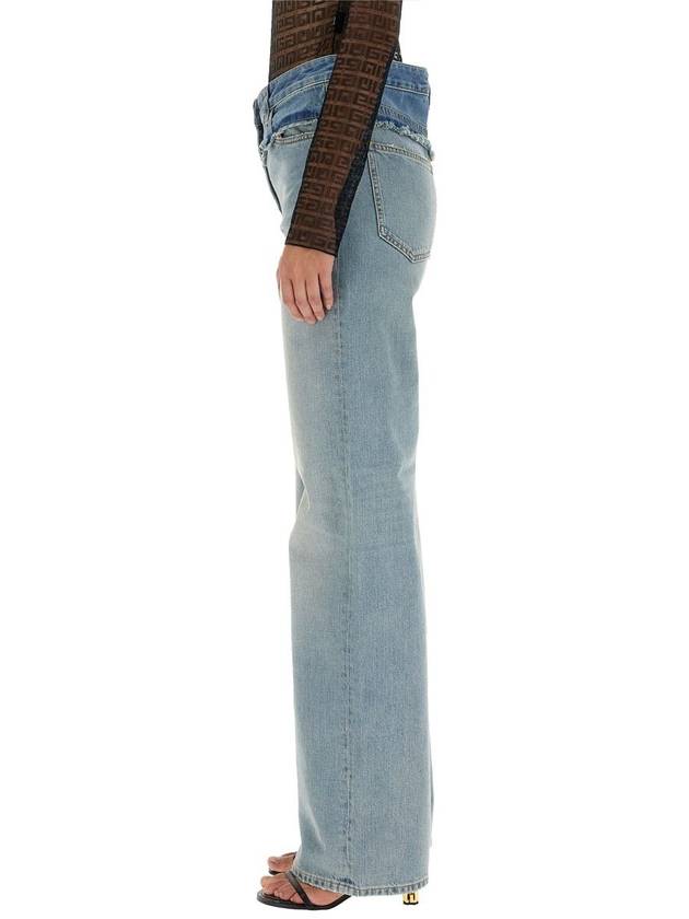 23 fw wide leg jeans BW50WG50WD 451 B0230434849 - GIVENCHY - BALAAN 5